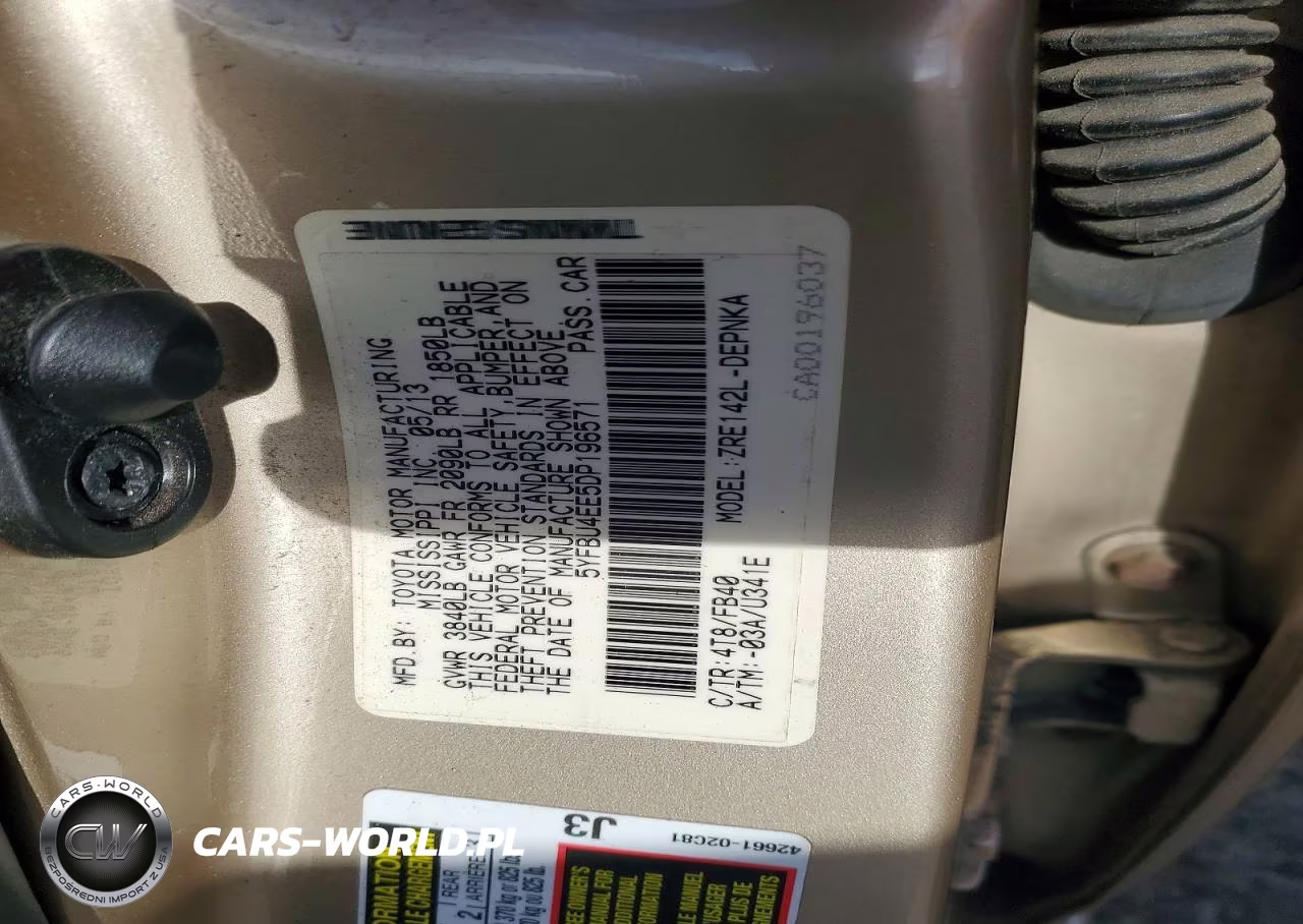 2013 Toyota Corolla Le VIN:5YFBU4EE5DP196571 - 12