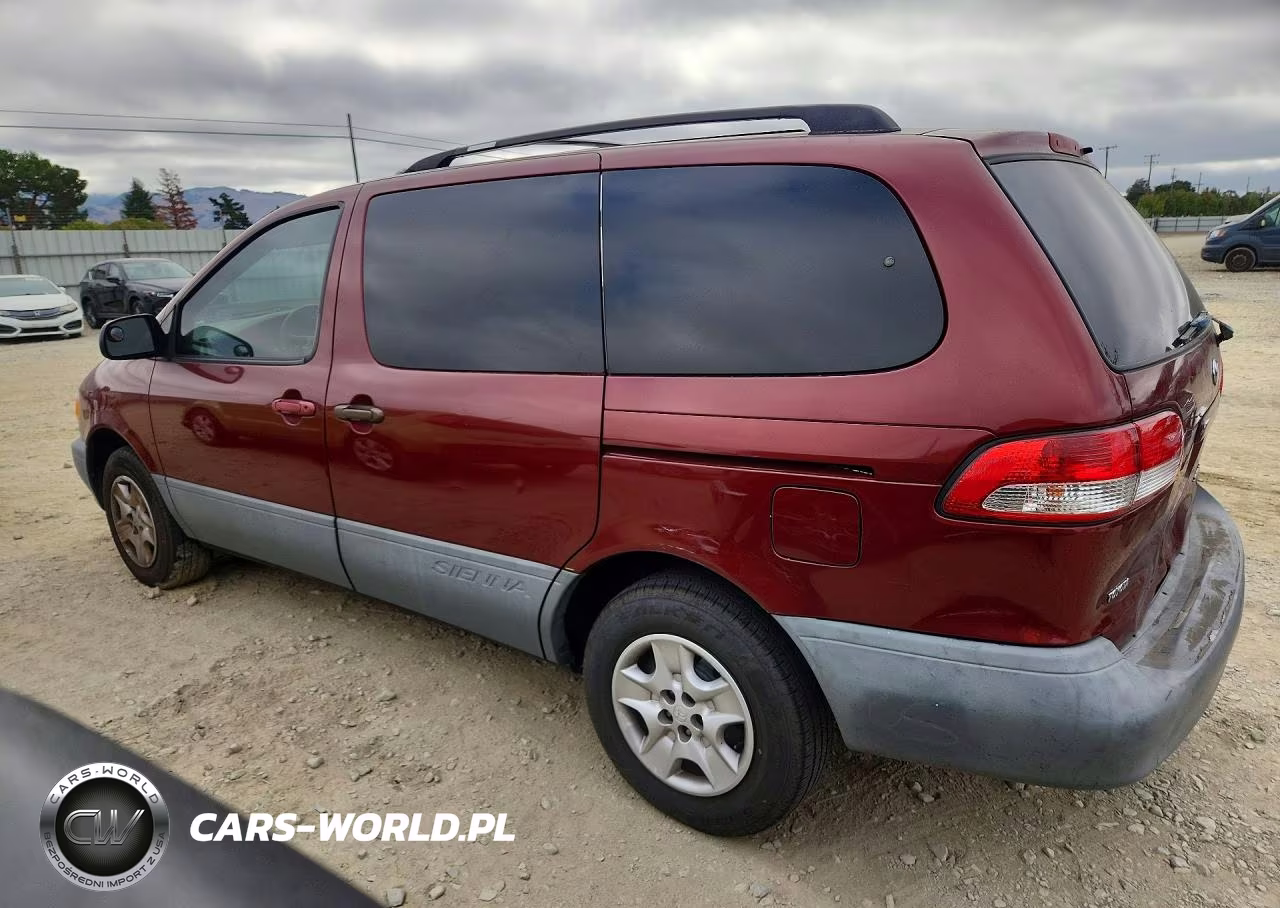 2002 Toyota Sienna Le VIN:4T3ZF13C12U488519 - 2