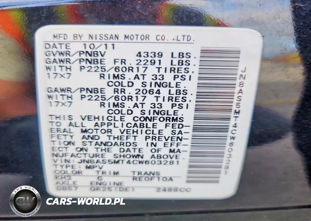 2012 Nissan Rogue S VIN:JN8AS5MT4CW603281 - 14
