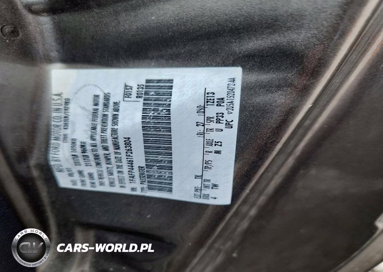 2001 Ford Mustang VIN:1FAFP44461F263804 - 12