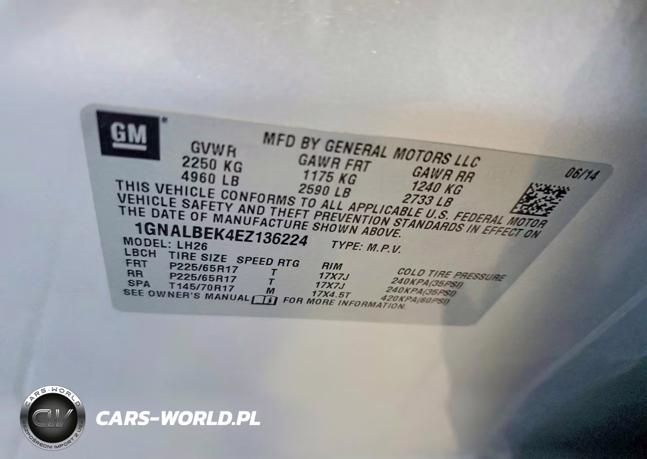 2014 Chevrolet Equinox Lt VIN:1GNALBEK4EZ136224 - 13