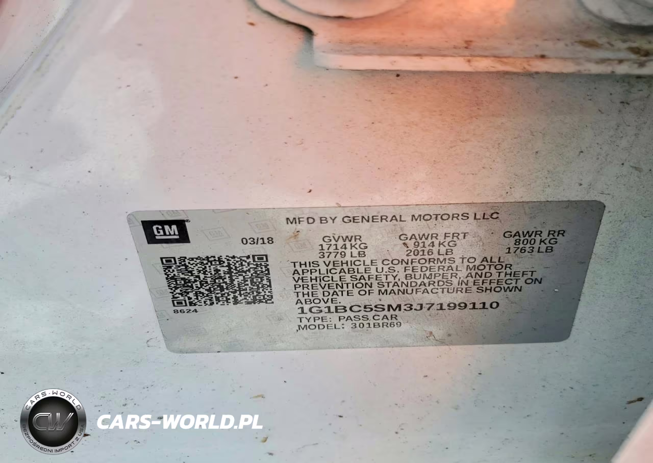 2018 Chevrolet Cruze Ls VIN:1G1BC5SM3J7199110 - 13