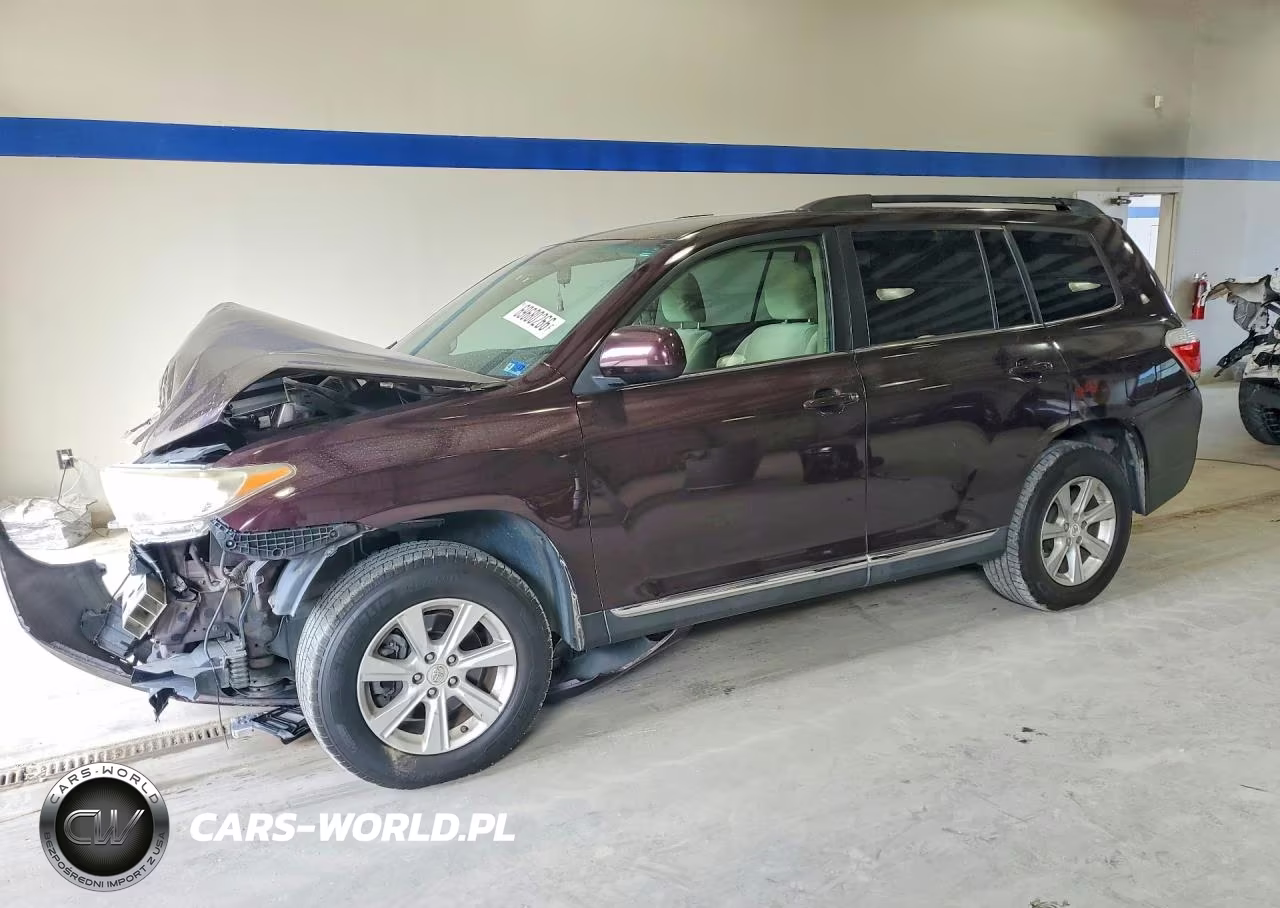 2012 Toyota Highlander Base VIN:5TDBK3EH4CS116600 - 1