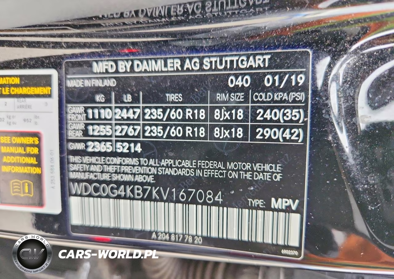 2019 Mercedes-Benz Glc 300 4Matic VIN:WDC0G4KB7KV167084 - 13