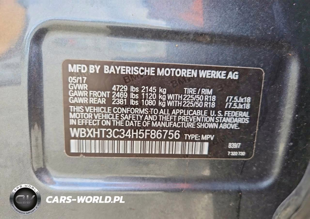 2017 BMW X1 xDrive28I VIN:WBXHT3C34H5F86756 - 13