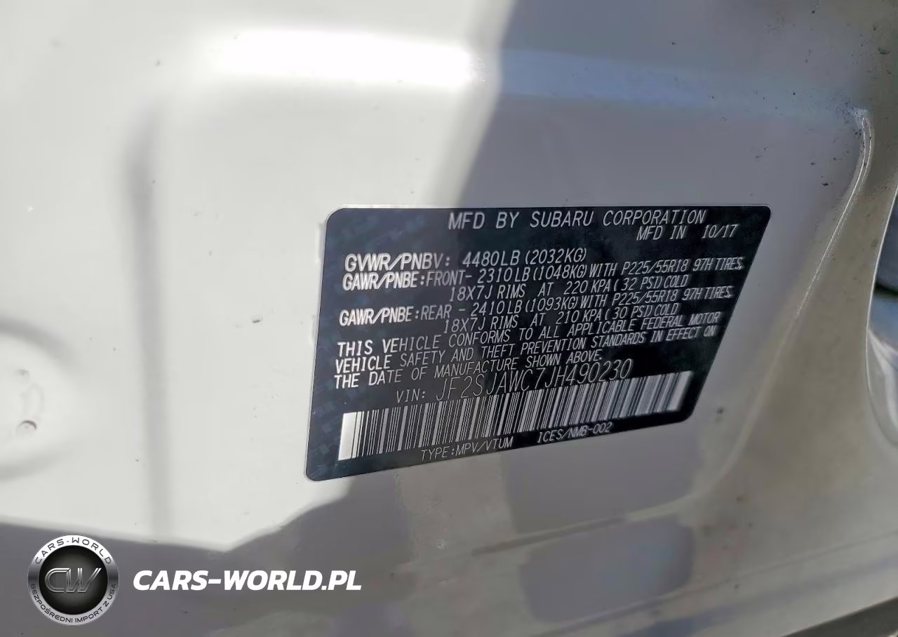 2018 Subaru Forester 2.5I Touring VIN:JF2SJAWC7JH490230 - 13