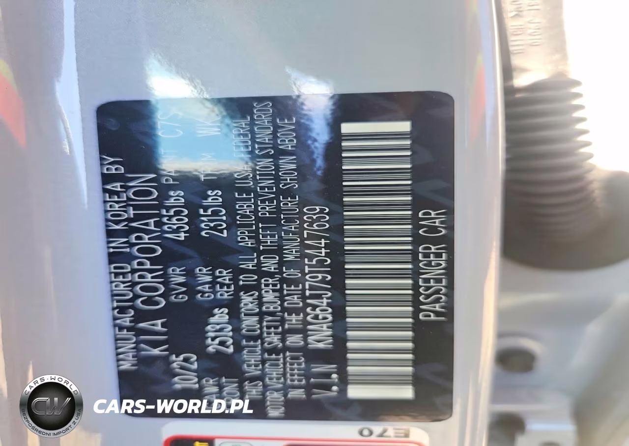 2026 Kia K5 Gt Line VIN:KNAG64J79T5447639 - 12