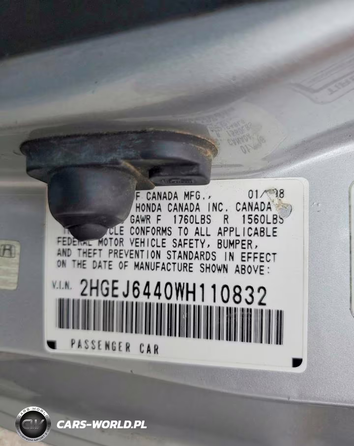 1998 Honda Civic Dx VIN:2HGEJ6440WH110832 - 12