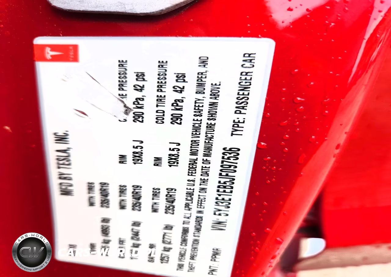 2018 Tesla Model 3 VIN:5YJ3E1EB5JF097536 - 12
