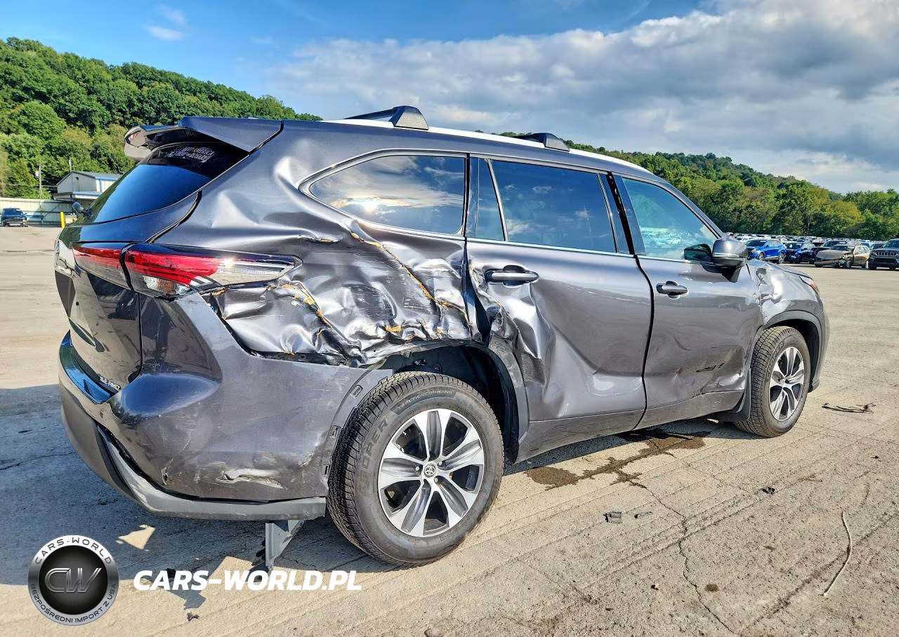 2022 Toyota Highlander Xle VIN:5TDGZRBH0NS578583 - 3