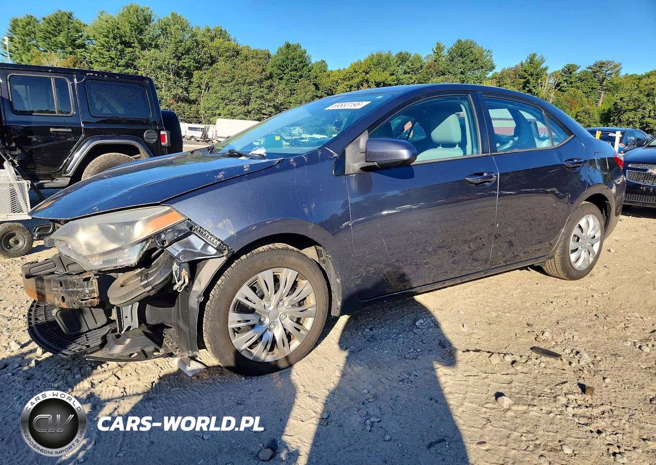 2016 Toyota Corolla Le VIN:2T1BURHE4GC567541 - 1