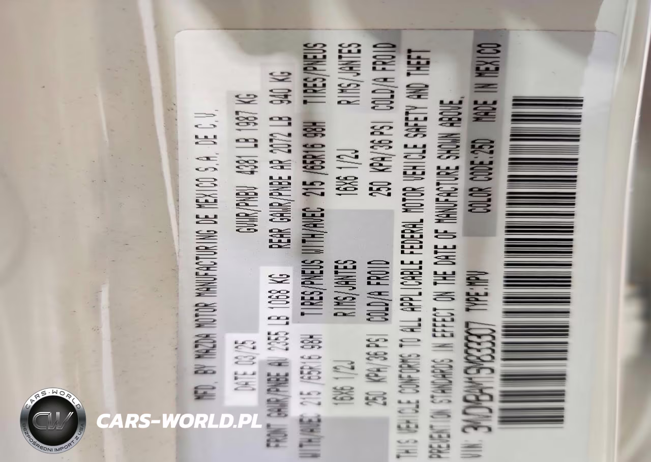 2025 Mazda Cx-30 VIN:3MVDMBAM1SM833307 - 14