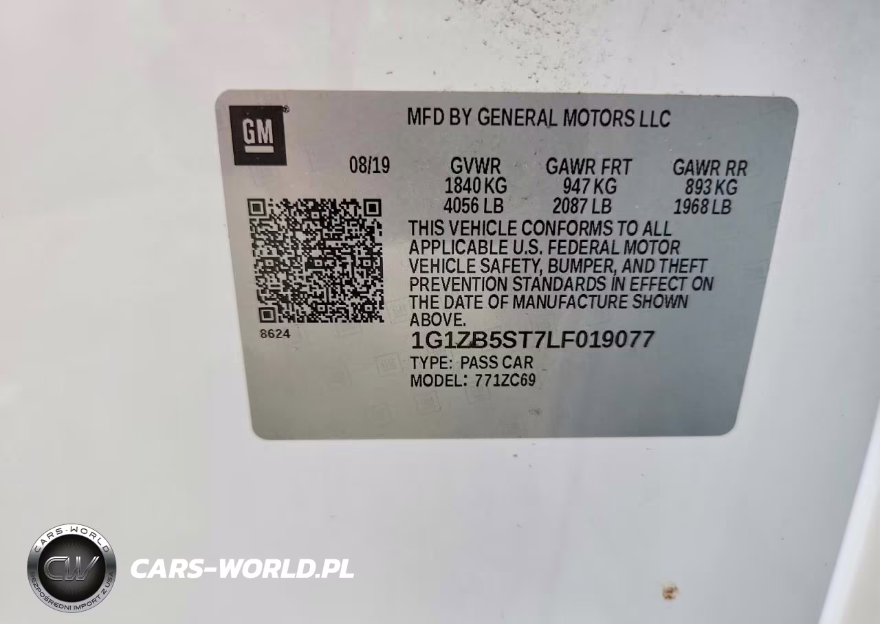 2020 Chevrolet Malibu Ls VIN:1G1ZB5ST7LF019077 - 12