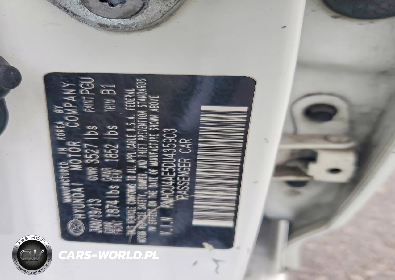 2013 Hyundai Accent Gls VIN:KMHCU4AE5DU435903 - 13