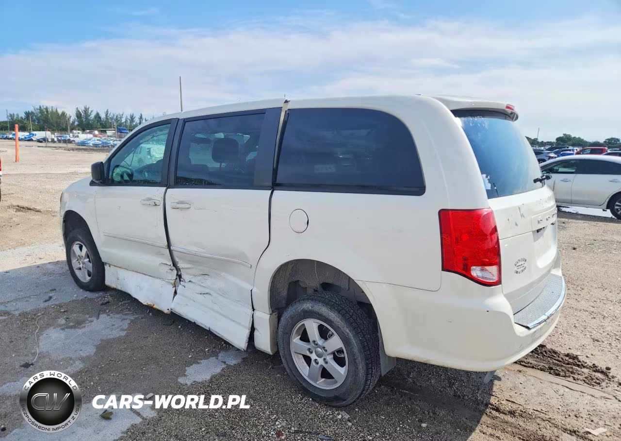 2012 Dodge Grand Caravan Se VIN:2C4RDGBG8CR225808 - 2