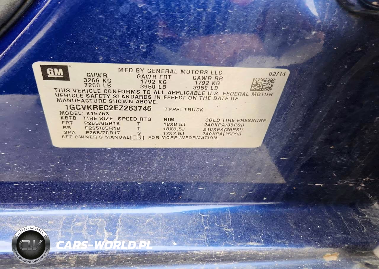 2014 Chevrolet Silverado K1500 Lt VIN:1GCVKREC2EZ263746 - 12