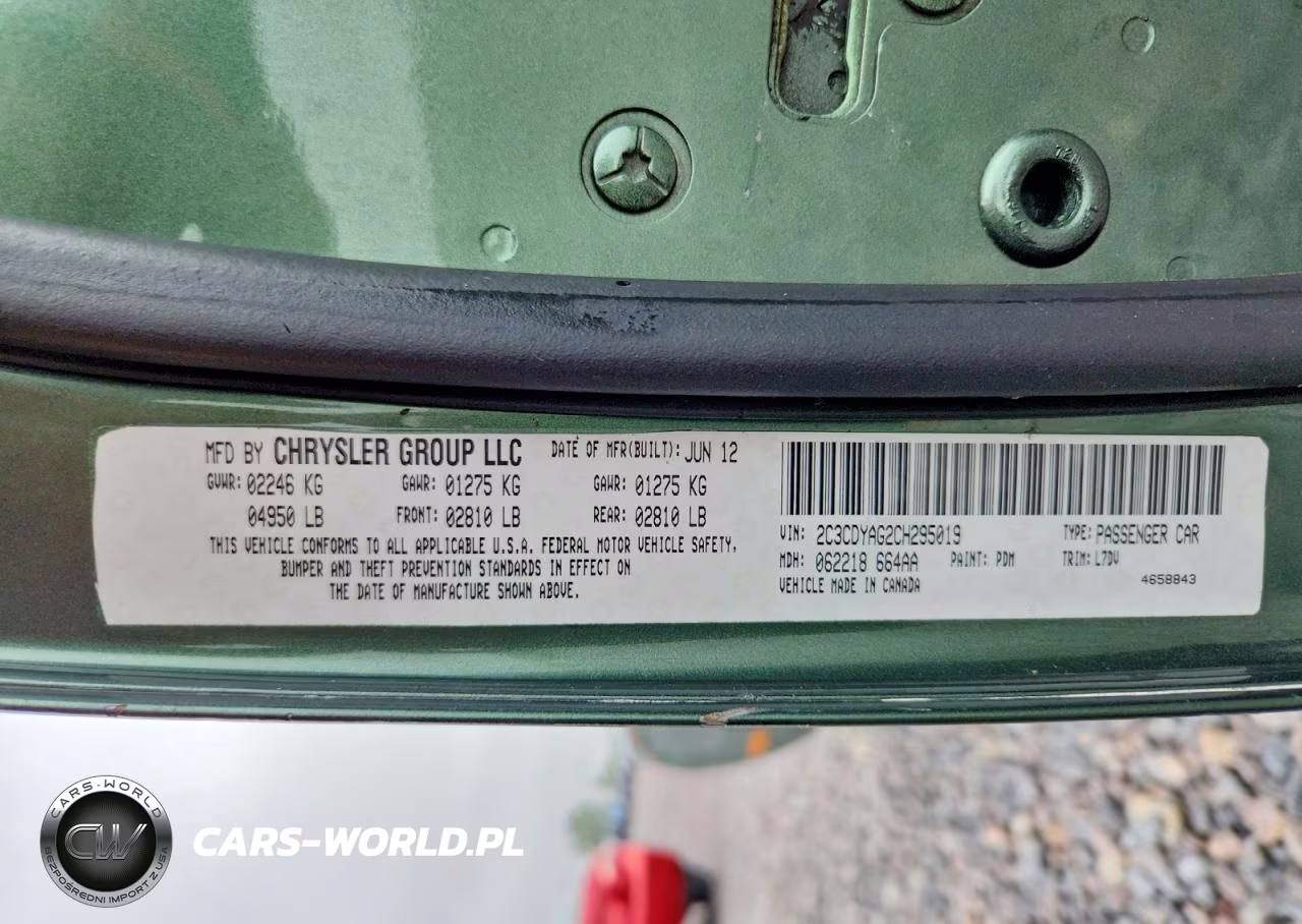 2012 Dodge Challenger Sxt VIN:2C3CDYAG2CH295019 - 12