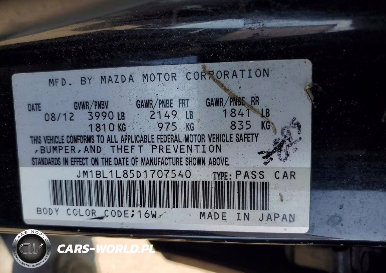 2013 Mazda 3 I VIN:JM1BL1L85D1707540 - 12