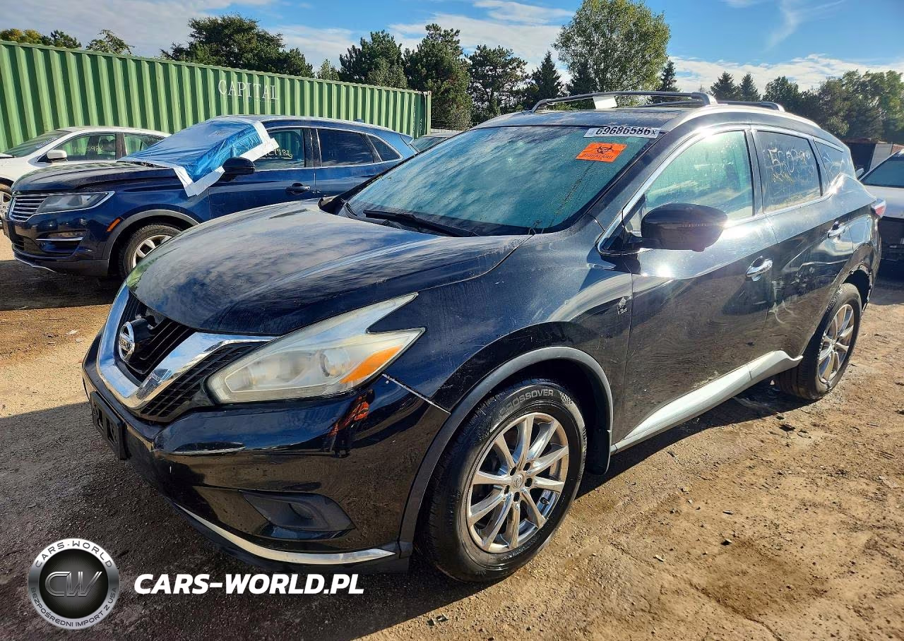 2017 Nissan Murano Sl VIN:5N1AZ2MH2HN146643 - 1
