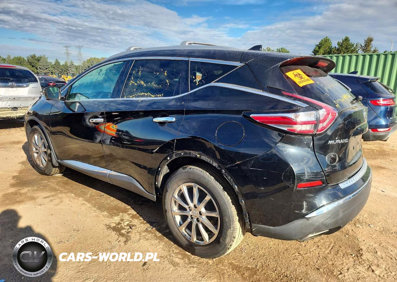 2017 Nissan Murano Sl VIN:5N1AZ2MH2HN146643 - 2
