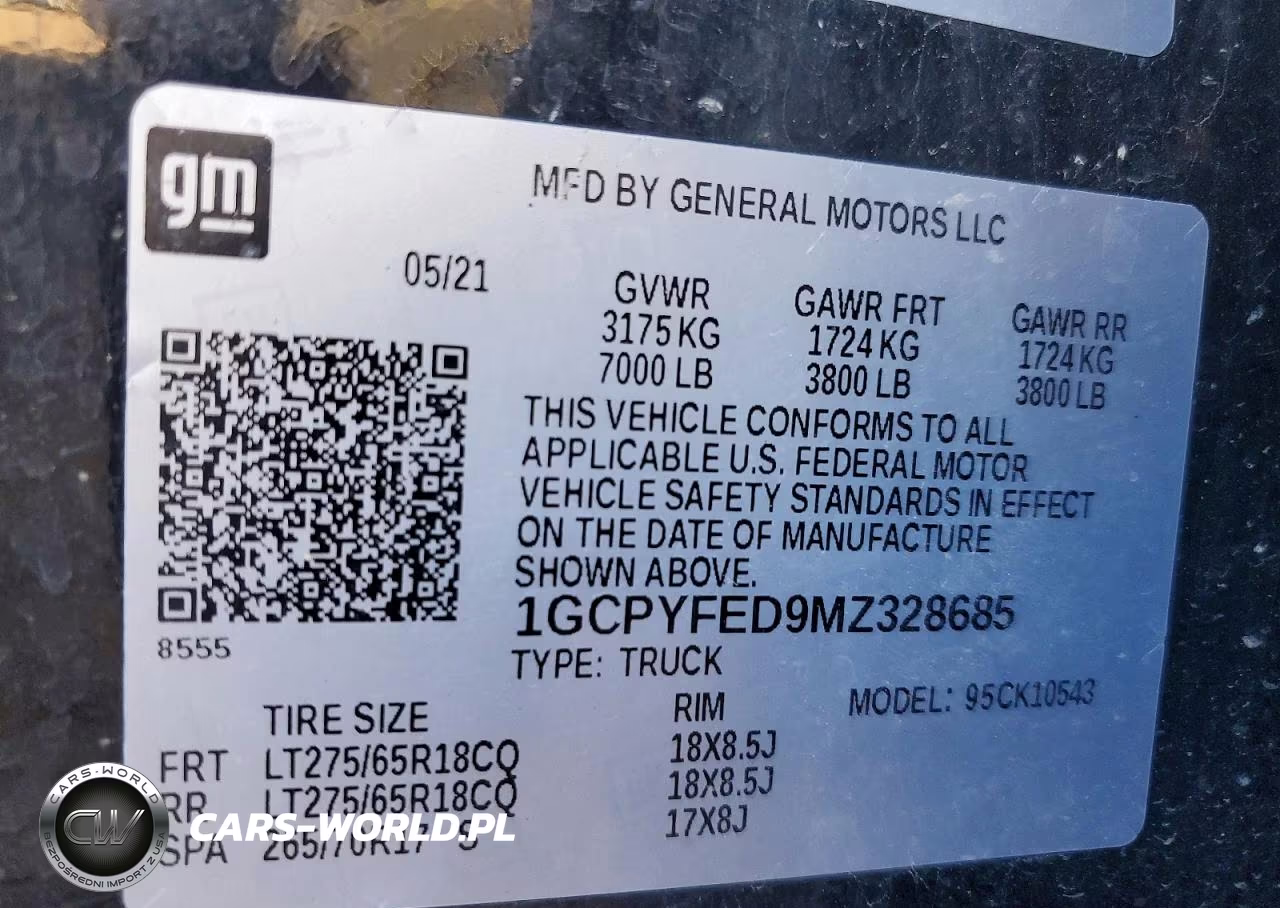 2021 Chevrolet Silverado K1500 Lt Trail Boss VIN:1GCPYFED9MZ328685 - 13
