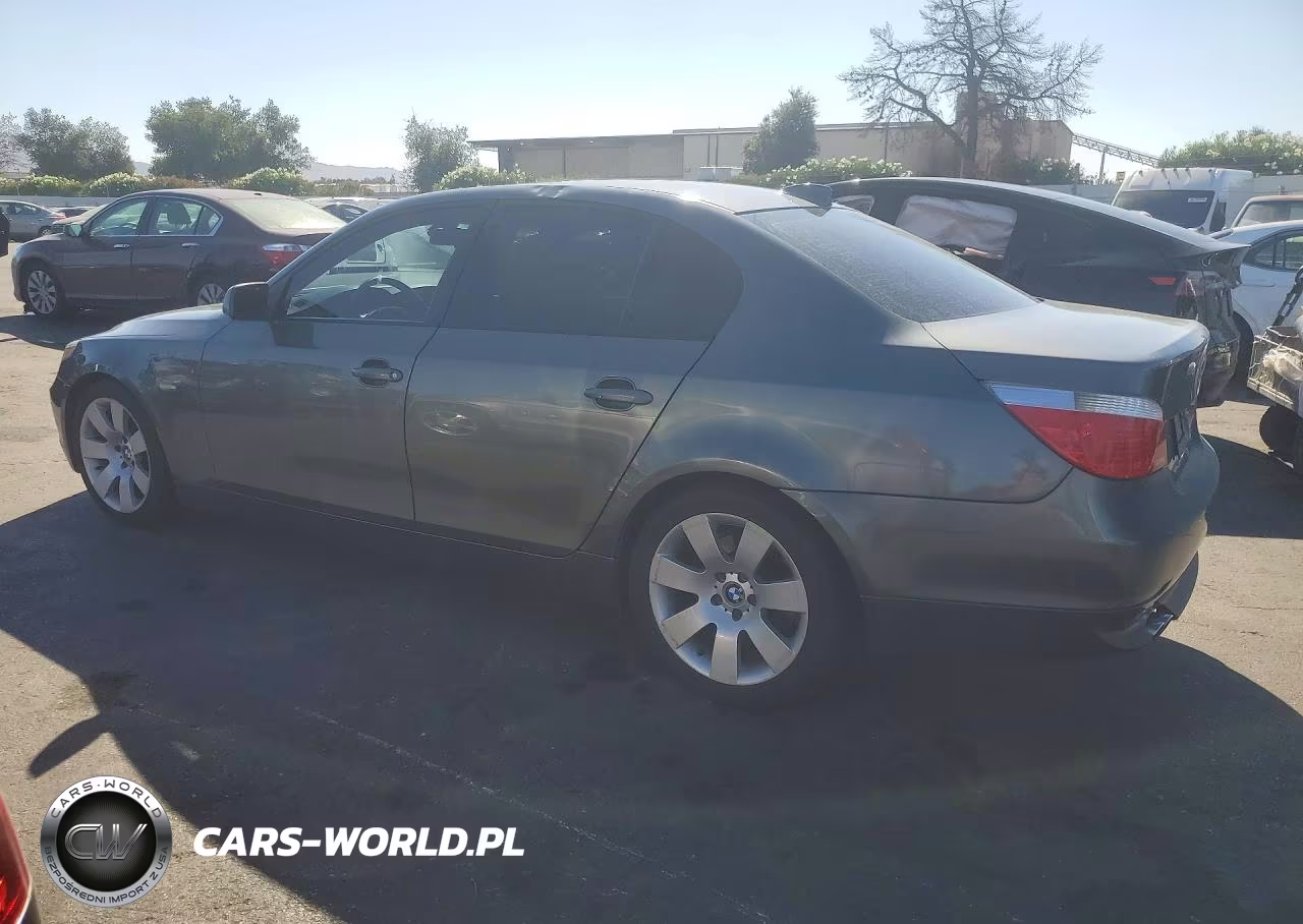 2005 BMW 530 I VIN:WBANA73505B818680 - 2