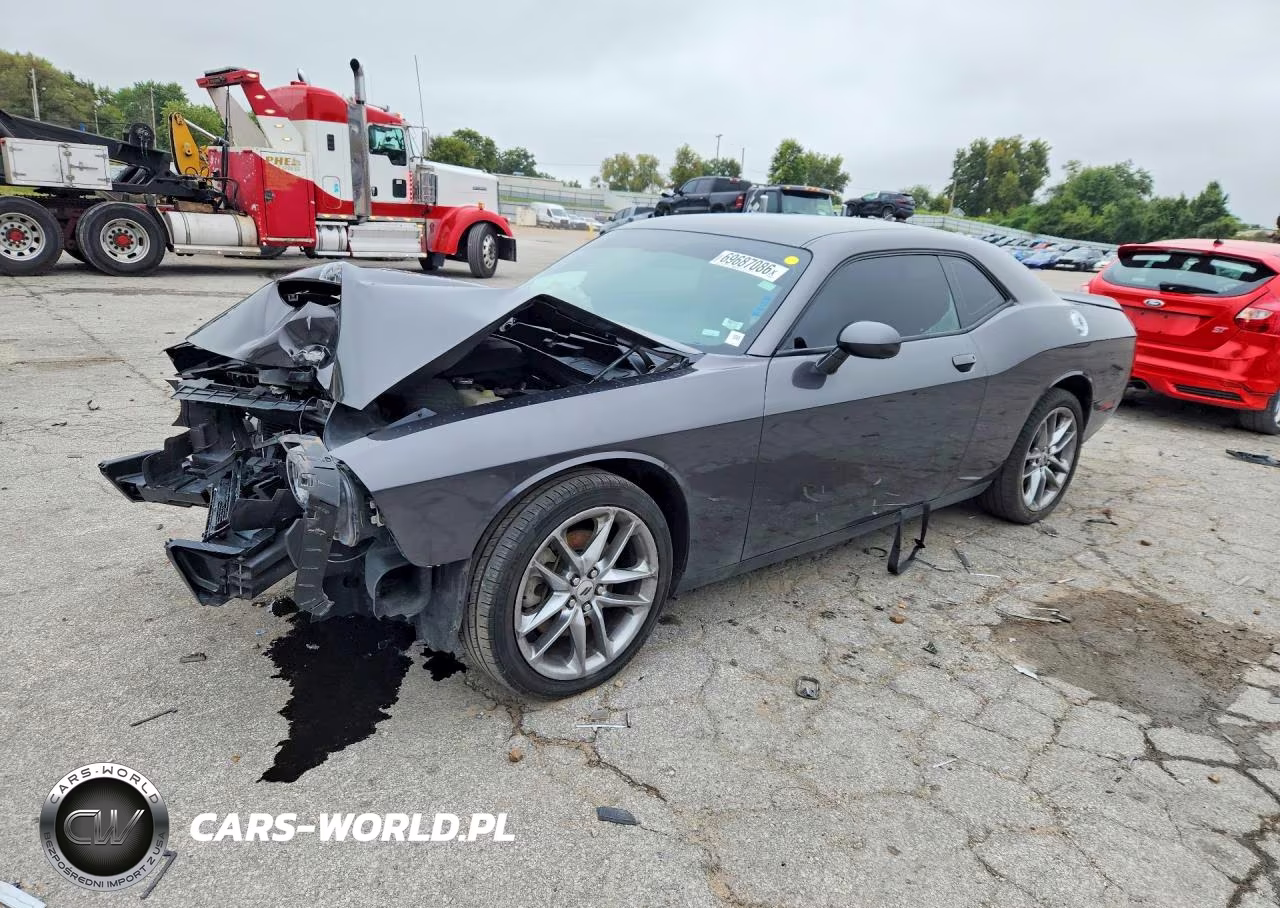 2022 Dodge Challenger Gt VIN:2C3CDZKGXNH247727 - 1