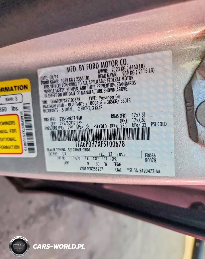 2015 Ford Fusion Se VIN:1FA6P0H7XF5100678 - 13
