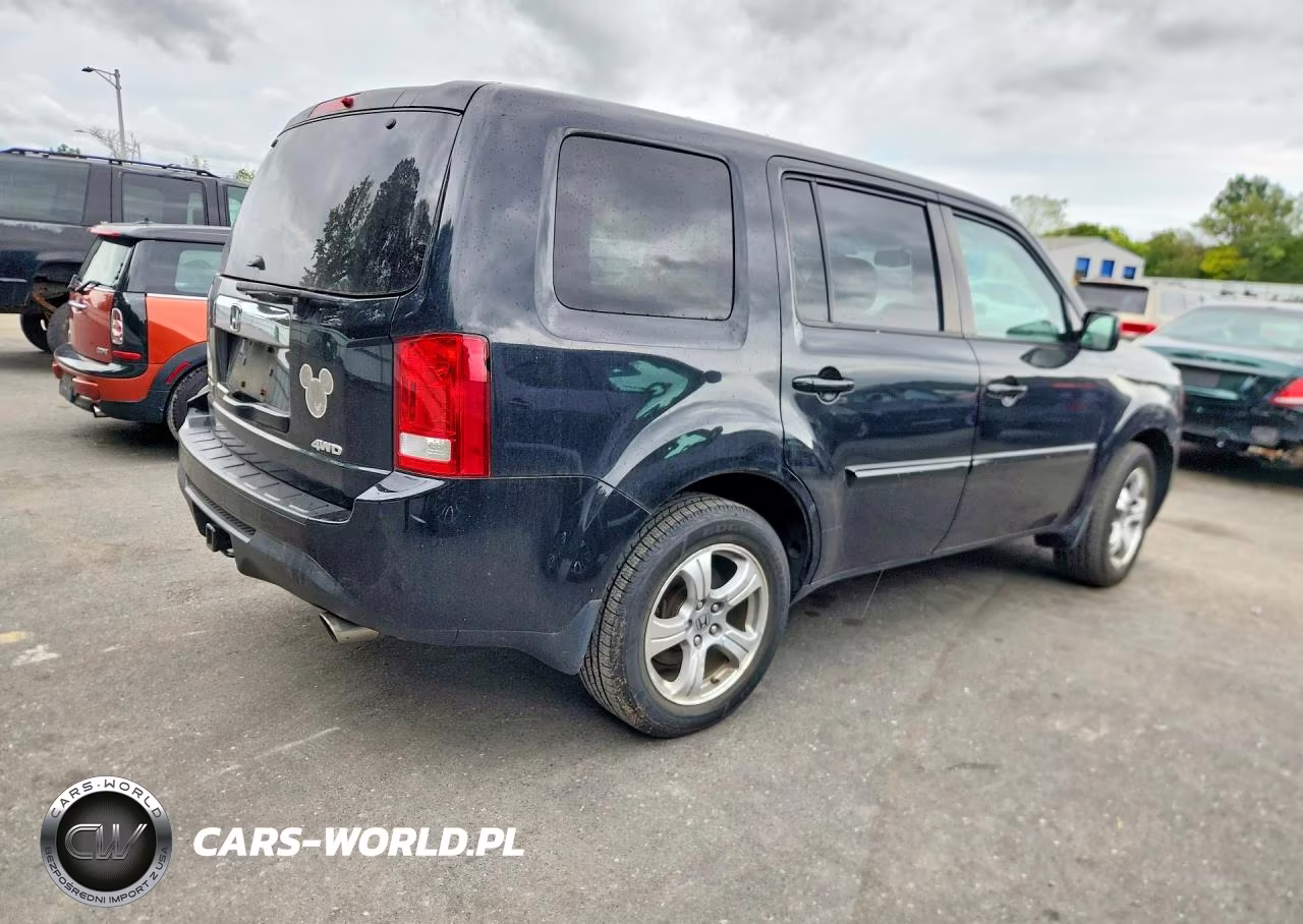 2015 Honda Pilot Exln VIN:5FNYF4H70FB050031 - 3