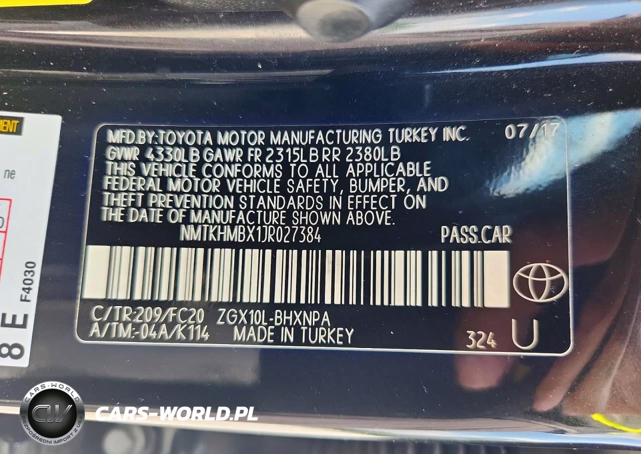 2018 Toyota C-Hr VIN:NMTKHMBX1JR027384 - 13
