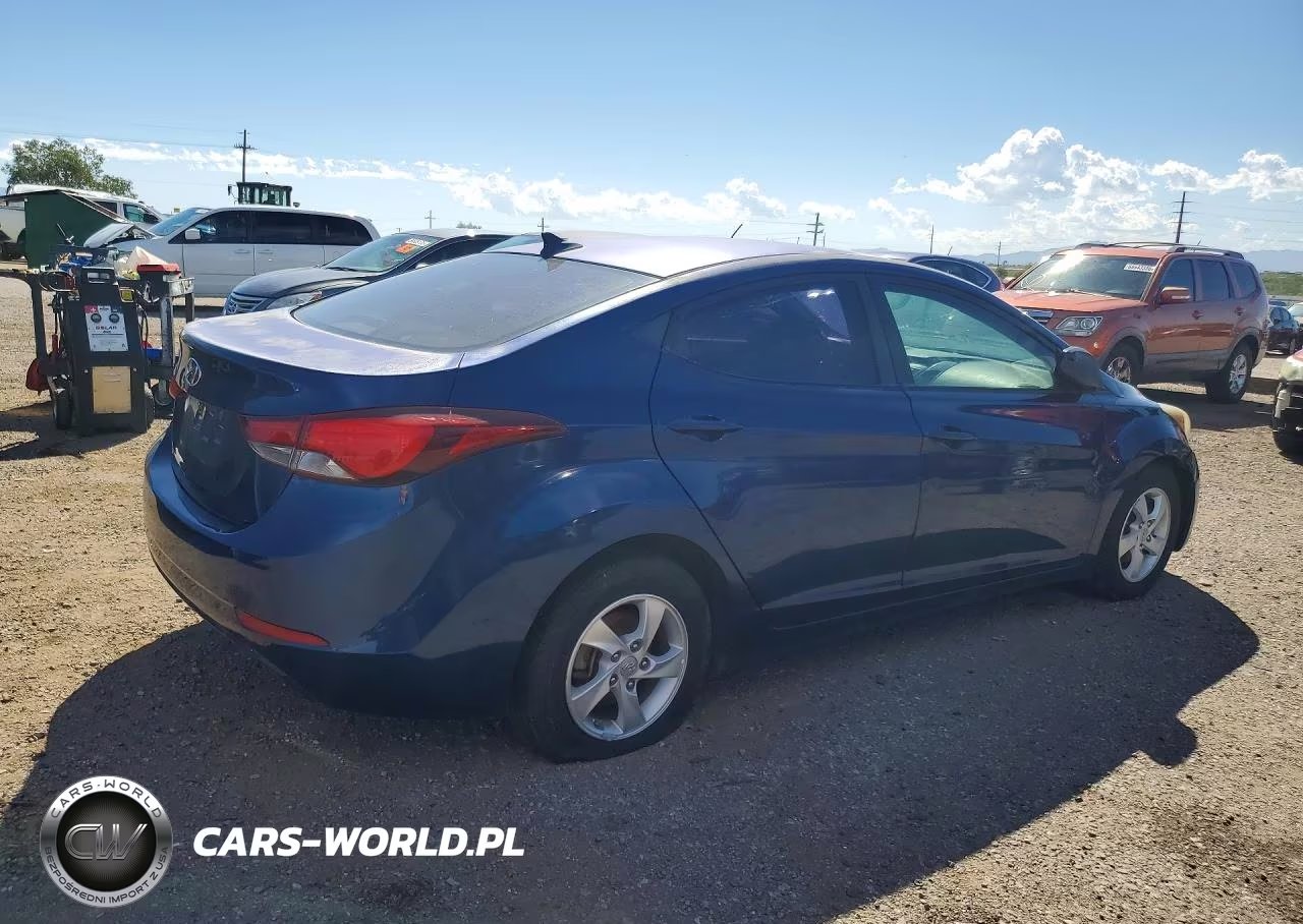 2015 Hyundai Elantra Se VIN:5NPDH4AE7FH571167 - 3