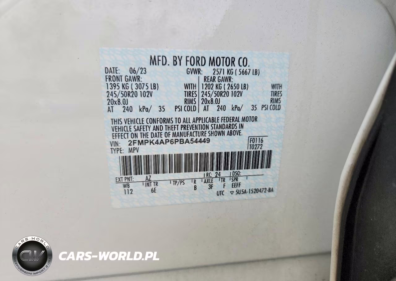 2023 Ford Edge St VIN:2FMPK4AP6PBA54449 - 13