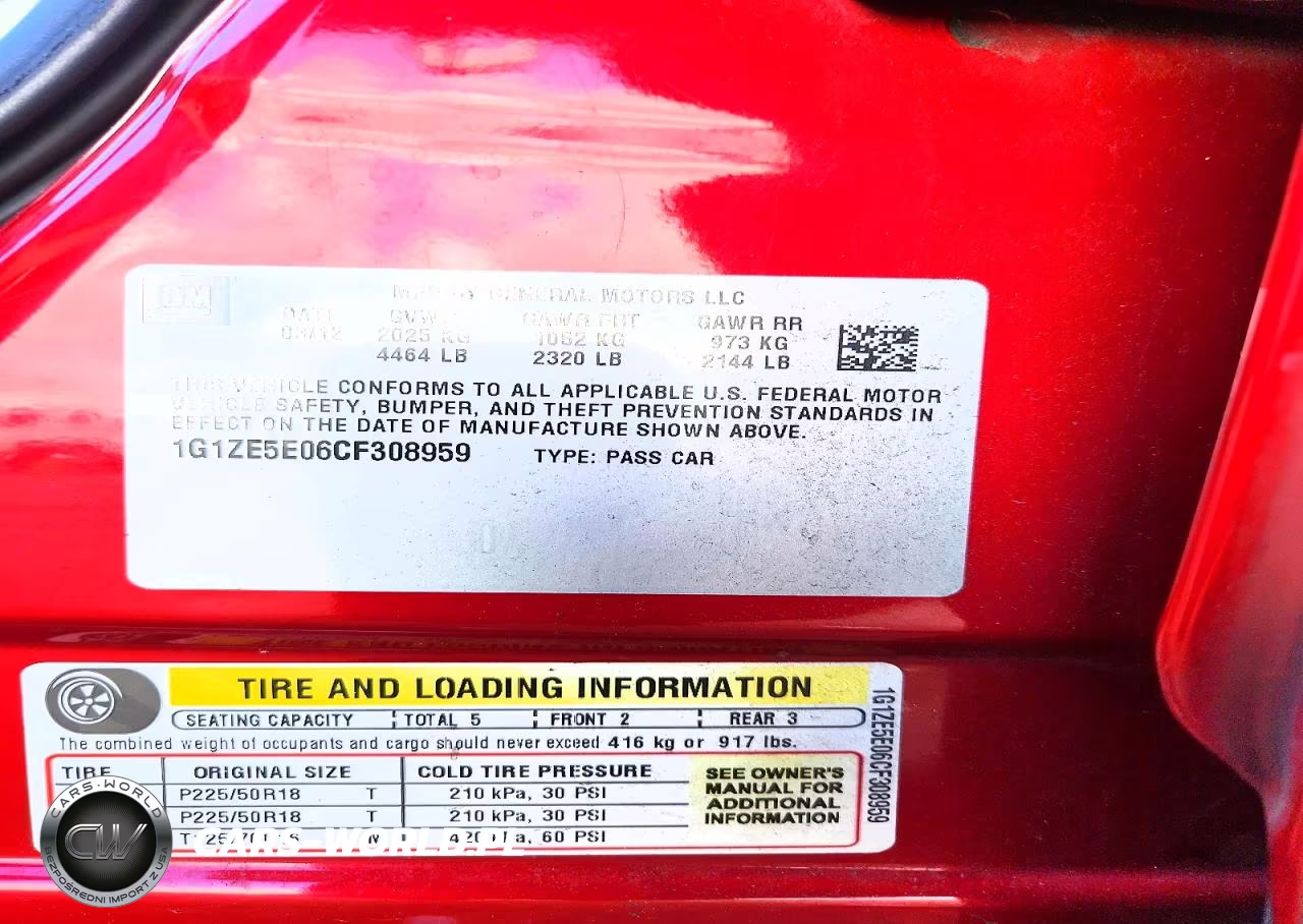 2012 Chevrolet Malibu Ltz VIN:1G1ZE5E06CF308959 - 12