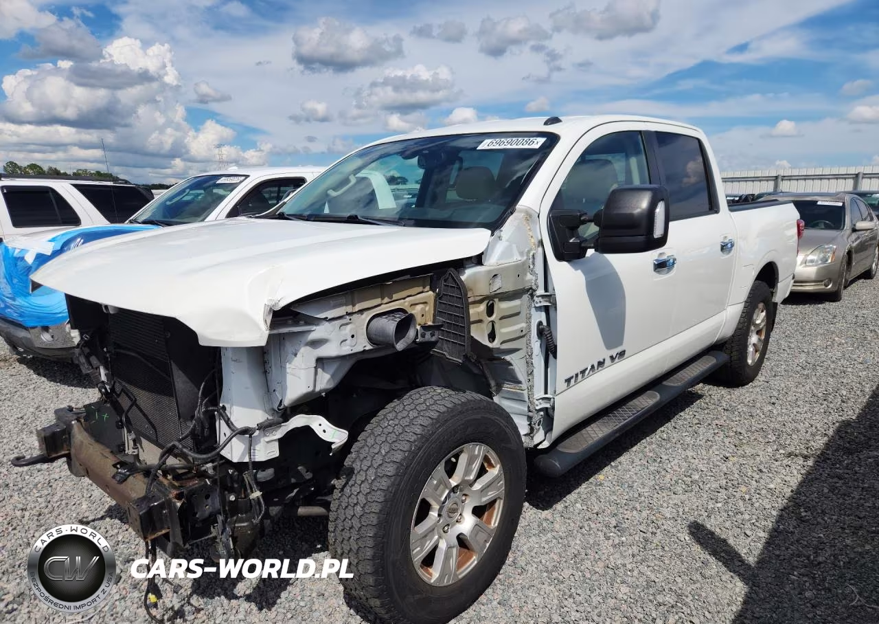 2019 Nissan Titan Sv VIN:1N6AA1E59KN503993 - 1