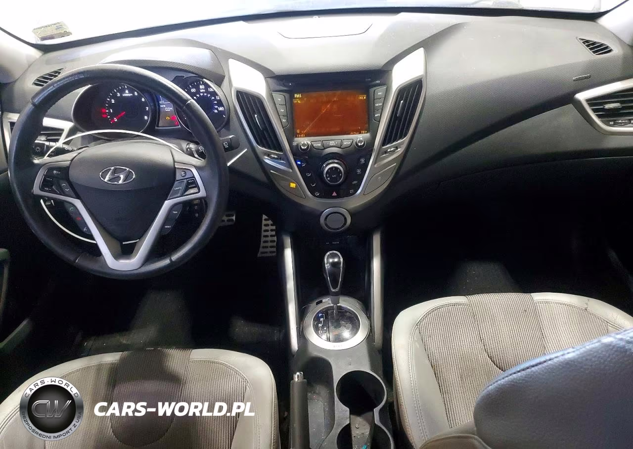 2012 Hyundai Veloster Base VIN:KMHTC6ADXCU025750 - 8