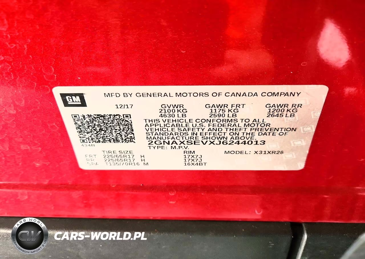 2018 Chevrolet Equinox Lt VIN:2GNAXSEVXJ6244013 - 13