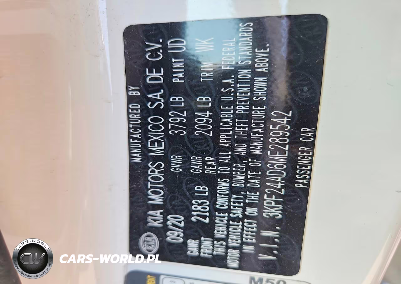 2021 Kia Forte Fe VIN:3KPF24AD6ME289542 - 12