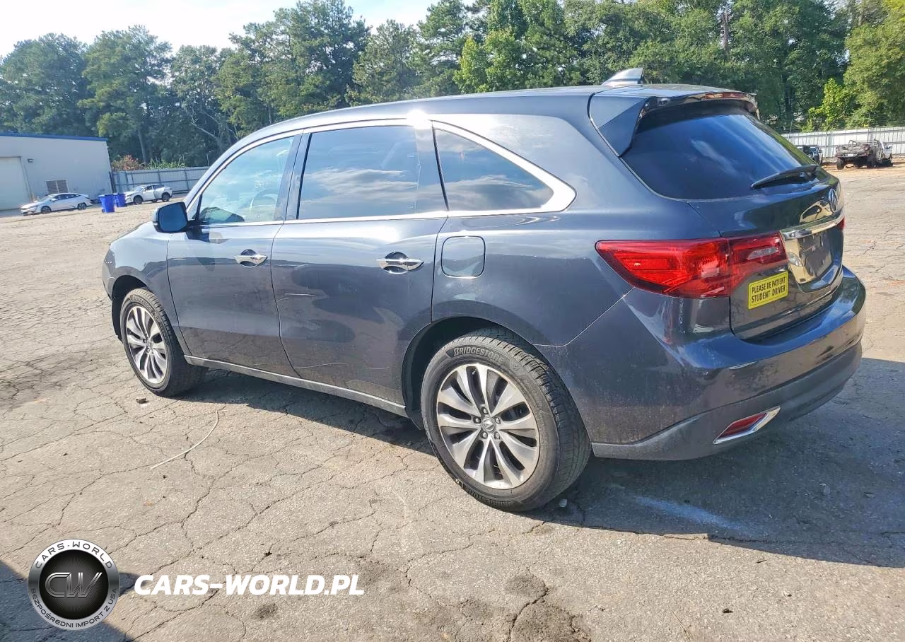 2014 Acura Mdx Technology VIN:5FRYD3H42EB008169 - 2
