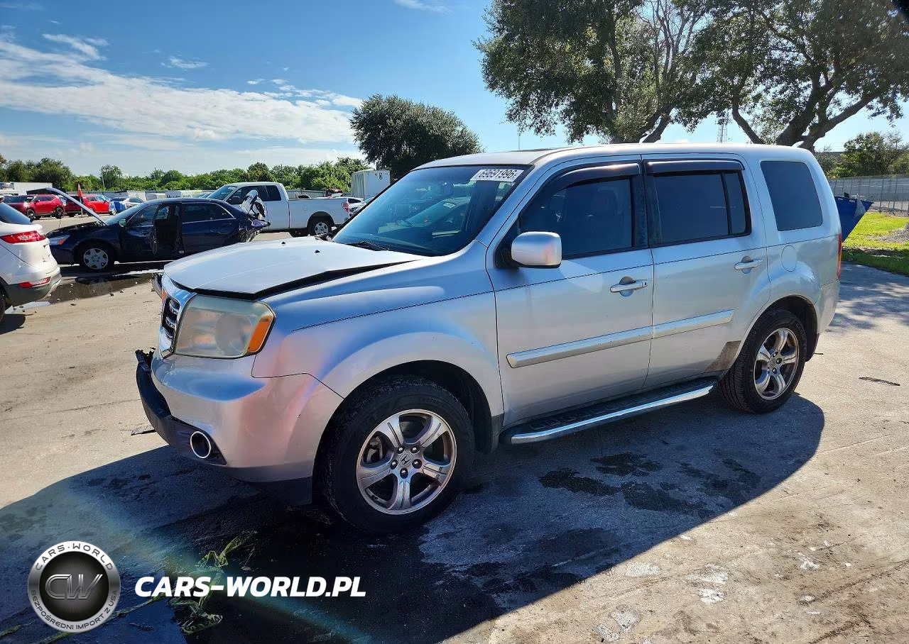 2012 Honda Pilot Exl VIN:5FNYF3H57CB019170 - 1