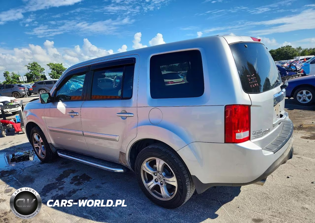 2012 Honda Pilot Exl VIN:5FNYF3H57CB019170 - 2
