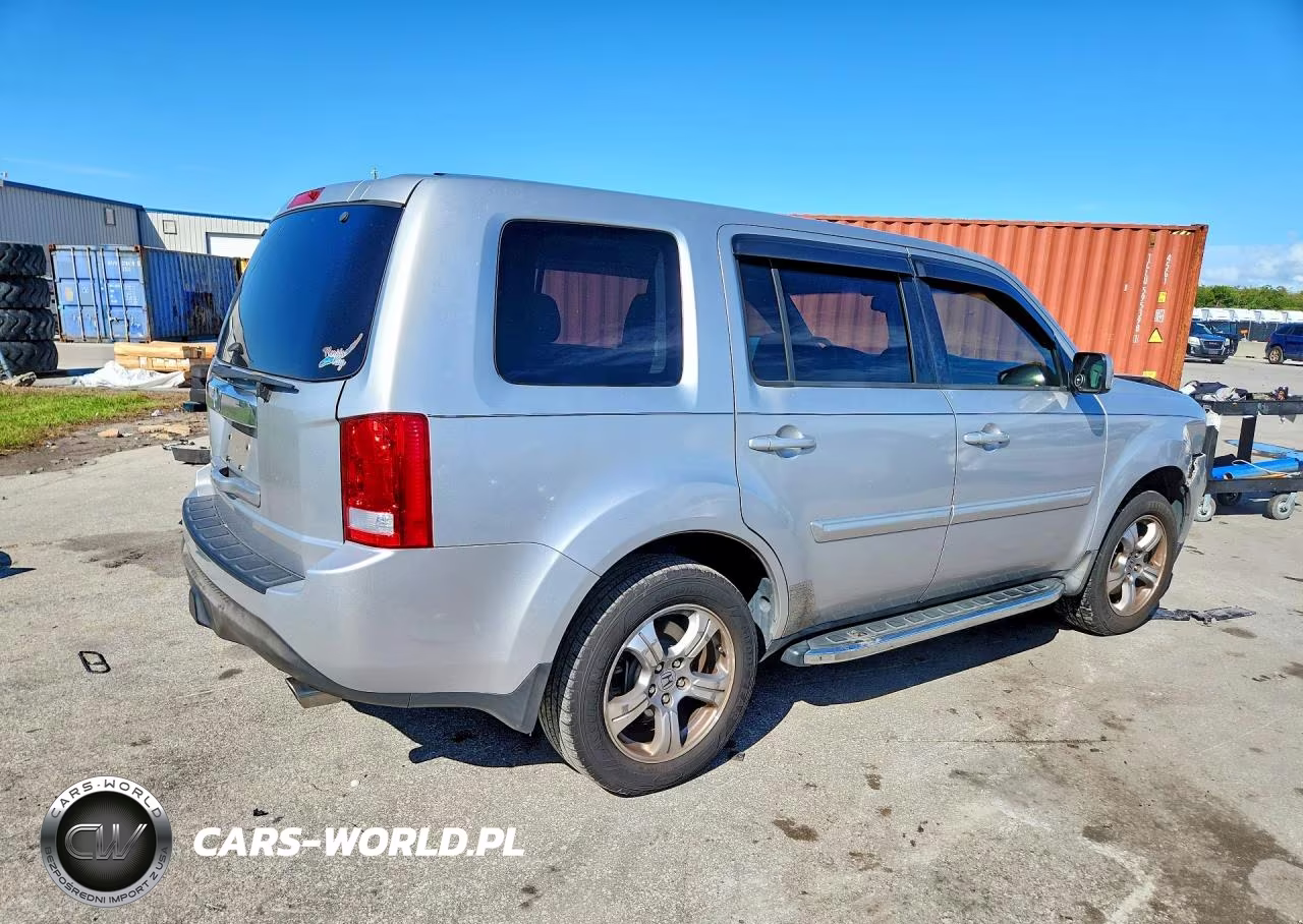 2012 Honda Pilot Exl VIN:5FNYF3H57CB019170 - 3