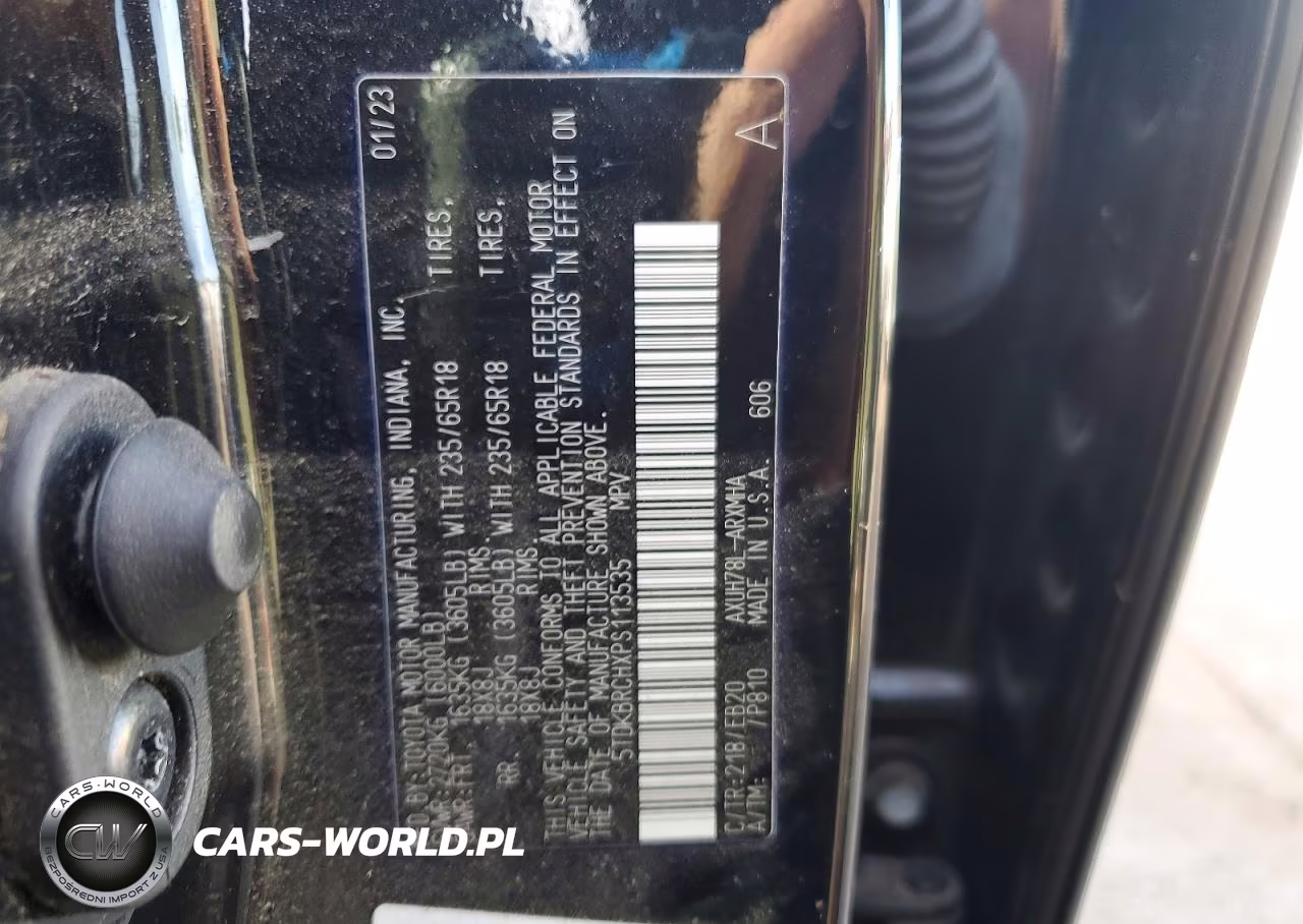 2023 Toyota Highlander Hybrid Xle VIN:5TDKBRCHXPS113535 - 12