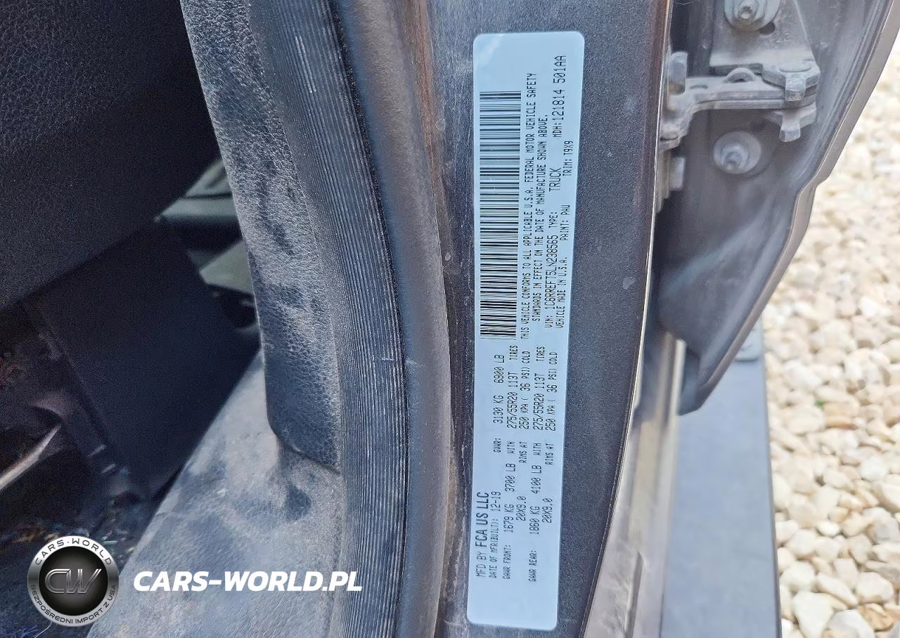 2020 Ram 1500 Big Horn VIN:1C6RREFT5LN238565 - 12