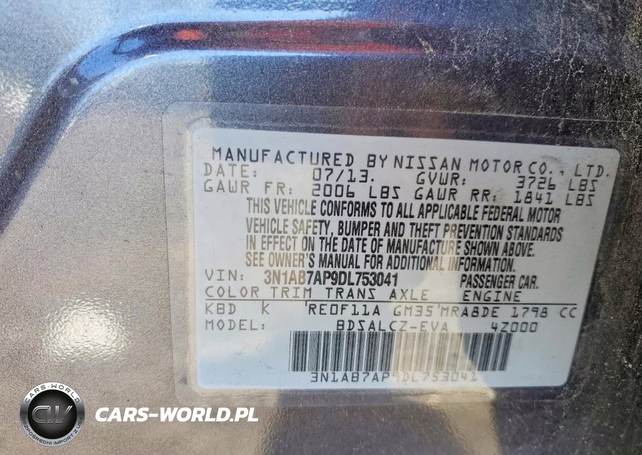2013 Nissan Sentra S VIN:3N1AB7AP9DL753041 - 12