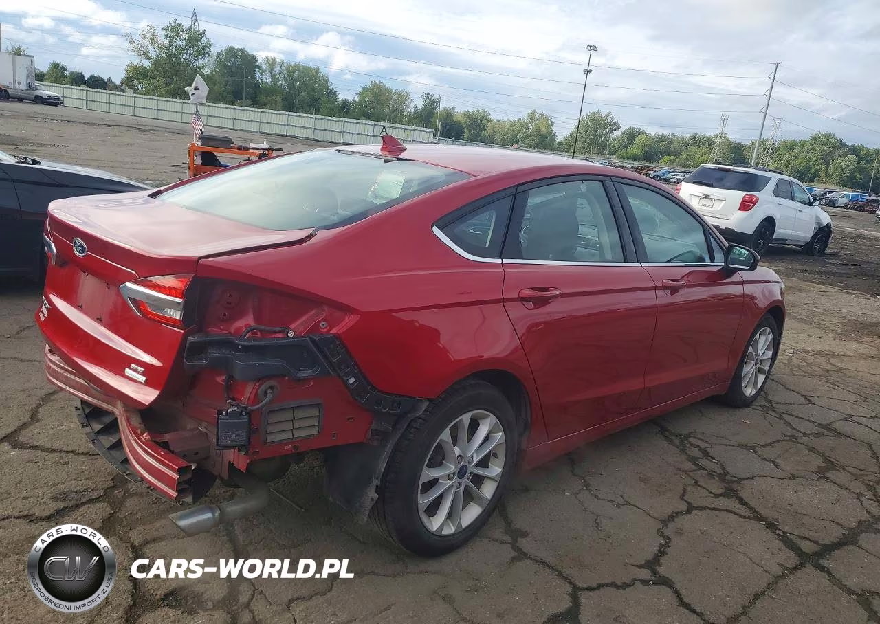 2020 Ford Fusion Se VIN:3FA6P0HD2LR143569 - 3