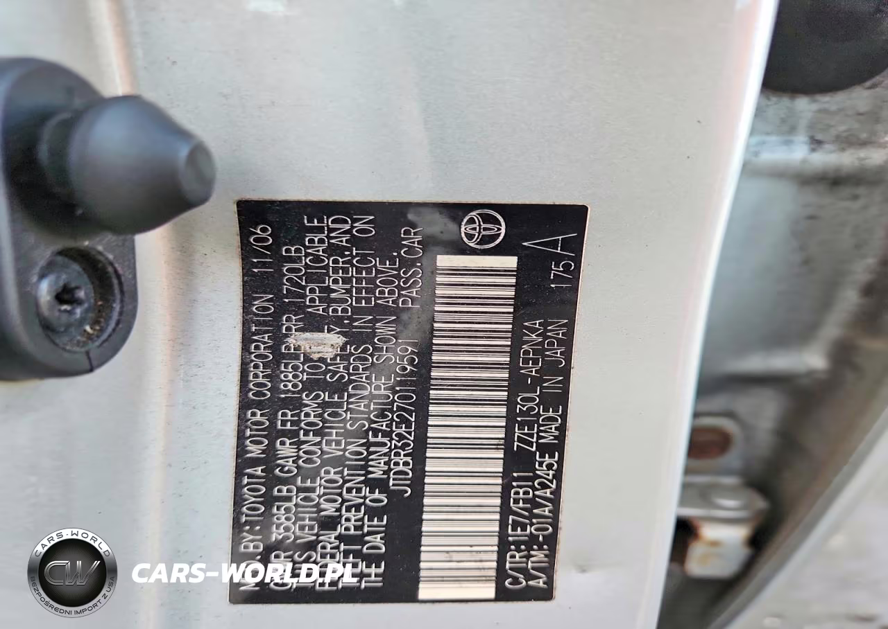 2007 Toyota Corolla Le VIN:JTDBR32E270119591 - 13