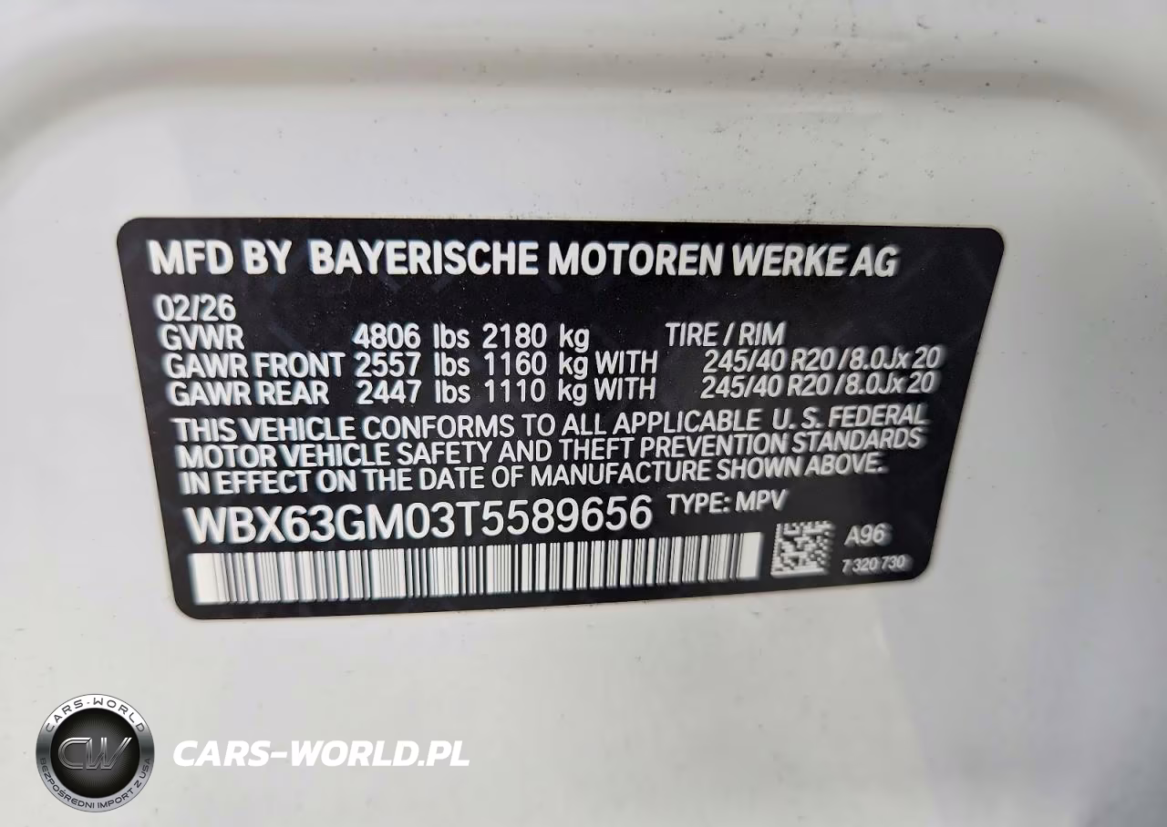 2026 BMW X2 xDrive28I VIN:WBX63GM03T5589656 - 12