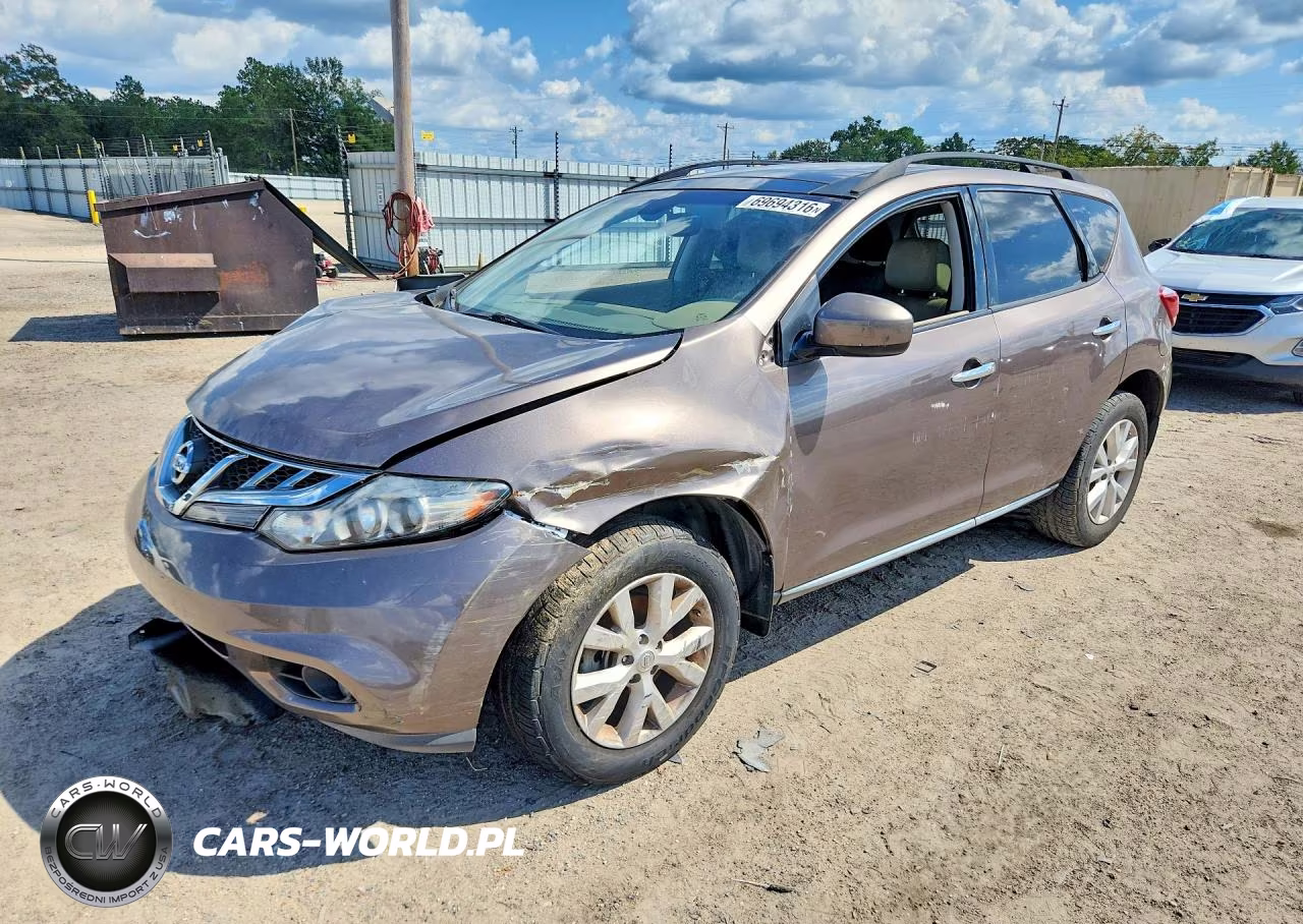 2013 Nissan Murano S VIN:JN8AZ1MU8DW204792 - 1