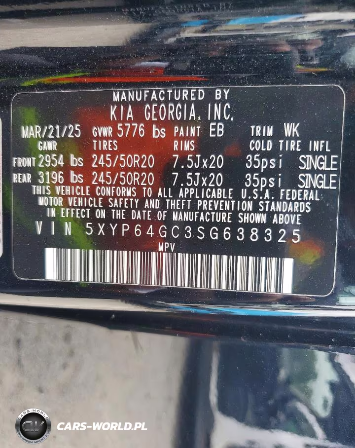 2025 Kia Telluride S VIN:5XYP64GC3SG638325 - 14