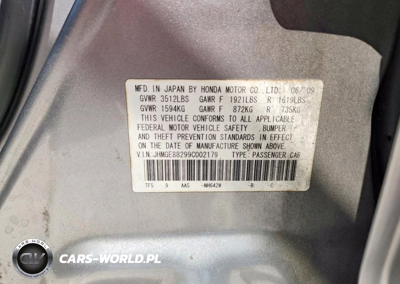 2009 Honda Fit VIN:JHMGE88299C002179 - 12